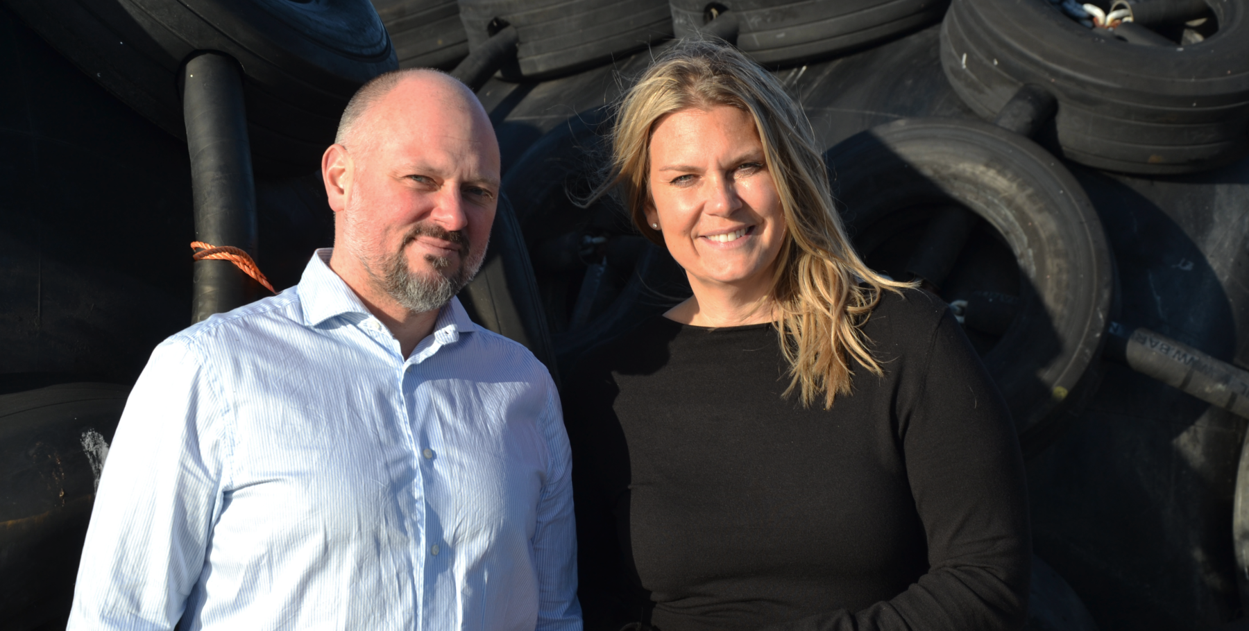 Christopher Askheim, General Manager & Elin Kristensson, Managing Director at Northern Energy & Supply Christopher Askheim, General Manager & Elin Kristensson, Managing Director at Northern Energy & Supply